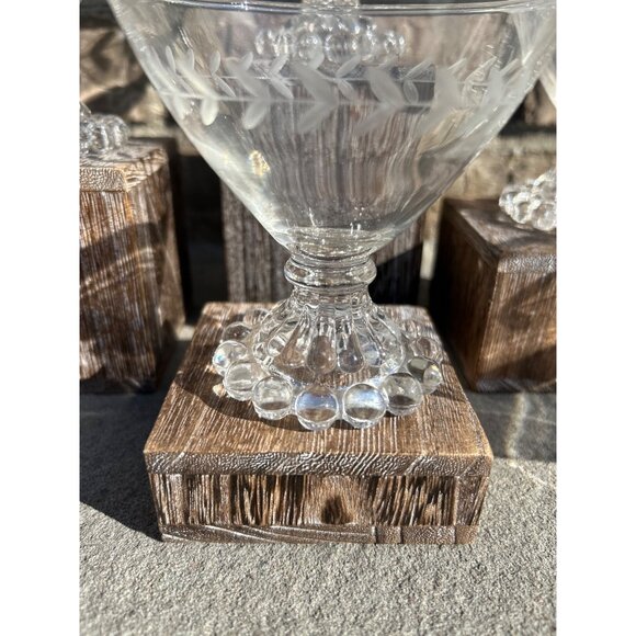 Anchor Hocking Berwick Boopie Clear Glass Champagne/Sherbet Coupe. - Picture 7 of 9